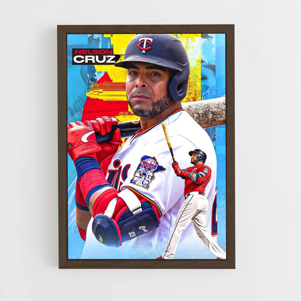 Poster Nelson cruz MLB – affiche Baseball (vue 5)
